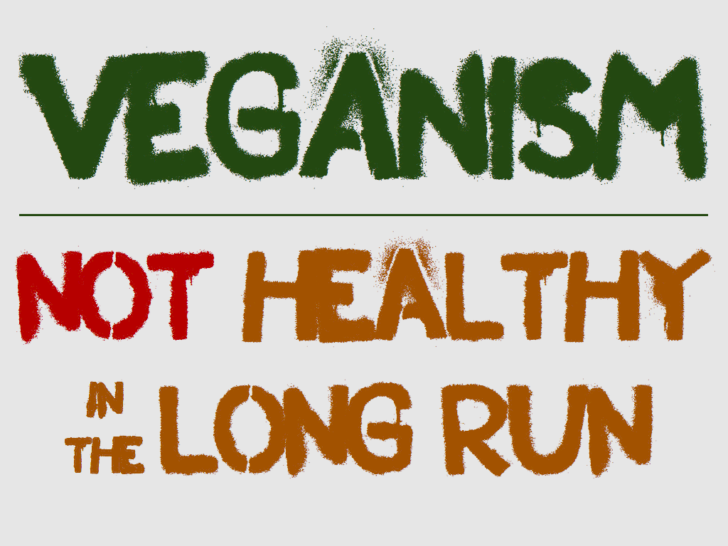 Veganism Not Healthy in the Long Run Veganism Not Healthy in the Long Run